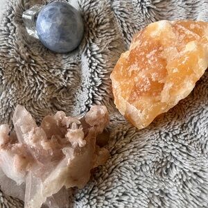 Crystal Collection including Natural Rose Quartz